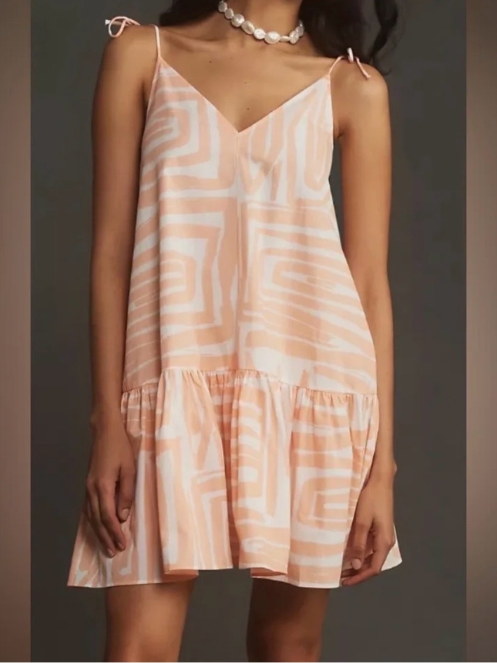 Maeve Sleeveless Flounce Swing Mini Dress in size XXS